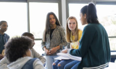 A group of FIT students utilizing soft skills to solve problems.