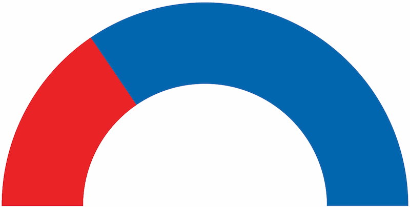 pie chart illustrating gender demographic statistics