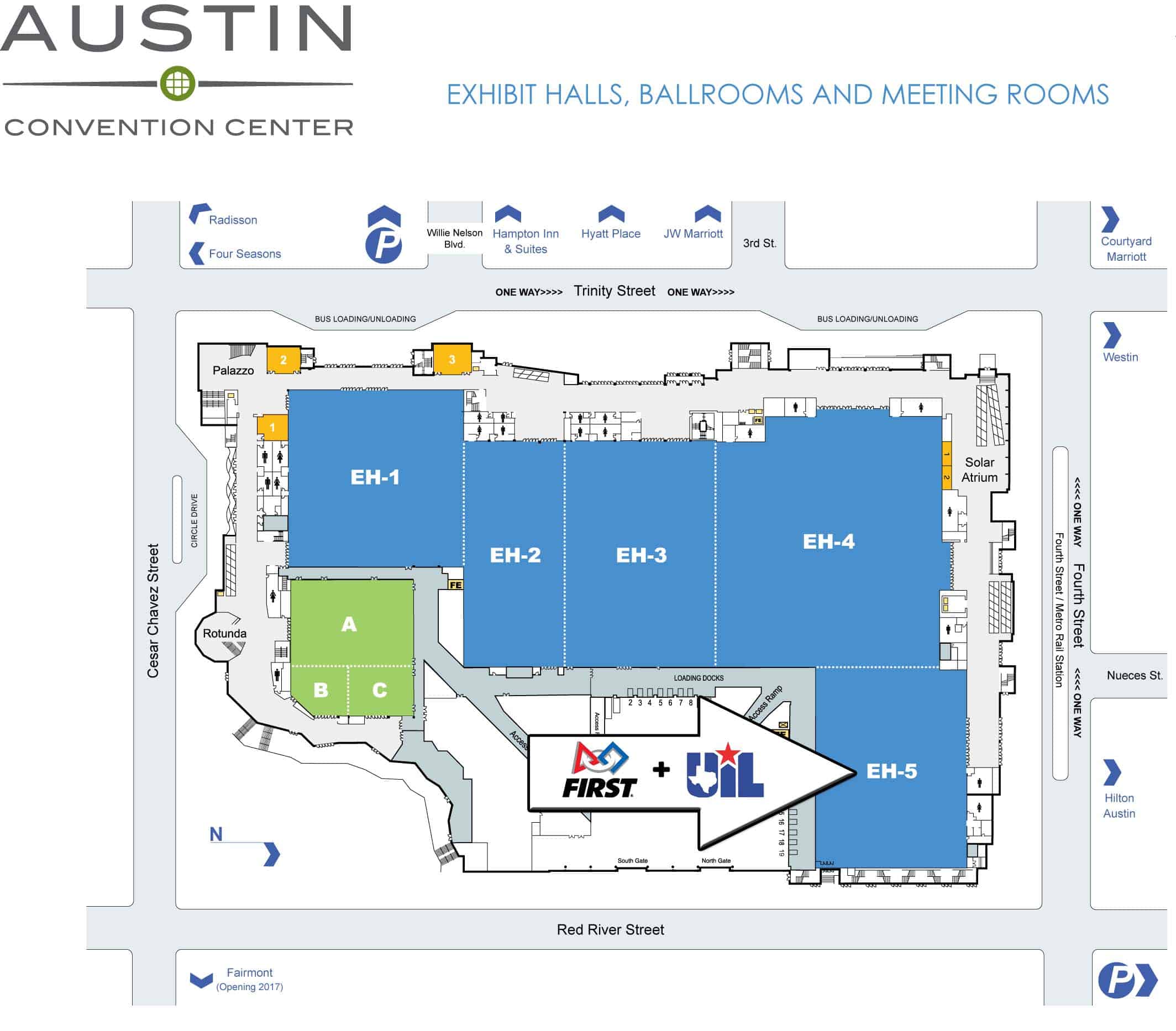 Austin Convention Center Map UILRobotics