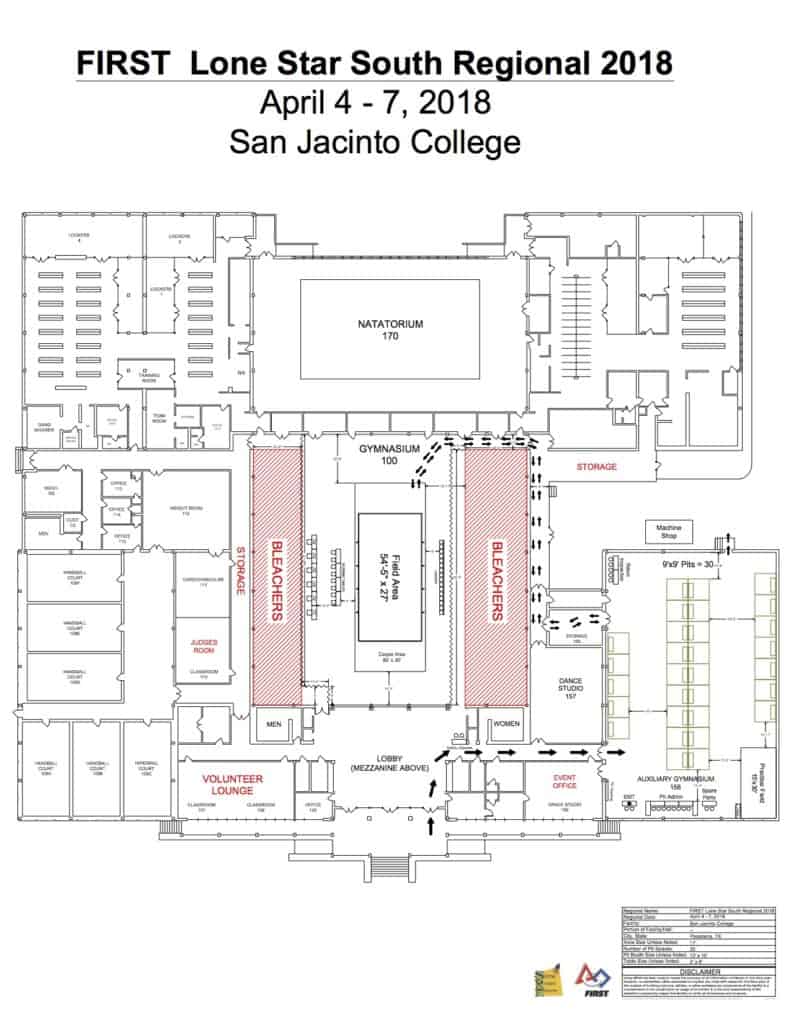 Lone Star South Regional San Jacinto Community College Event Map