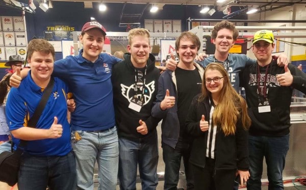 FIRST Alumni Network - Texas aka FANaTX Alumni volunteering at a robotics event