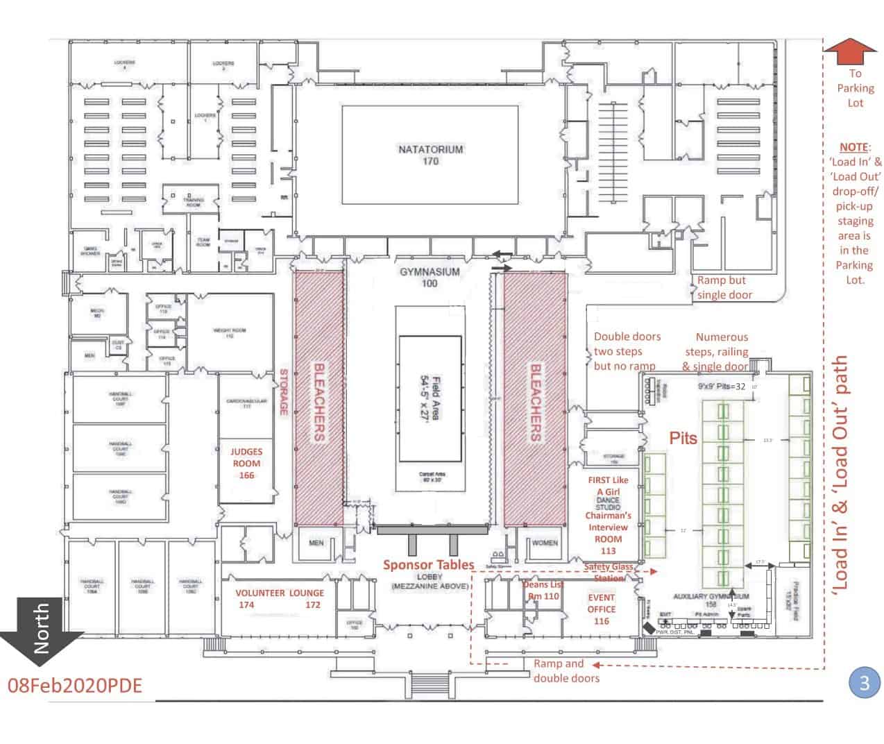 2020 Pasadena Site Map