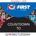 Countdown to Giving Tuesday 2020 envelope graphic with puzzle of students in the fold